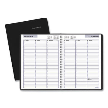AT-A-GLANCE® Dayminder Weekly Appointment Book, Vertical-column Format, 11 X 8, Black Cover, 12-month (jan To Dec): 2022 freeshipping - TVN Wholesale
